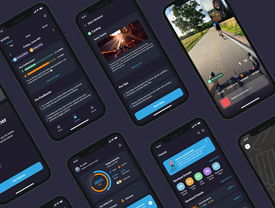 Workout App Concept uidesign uiexploration uxdesign workoutapp