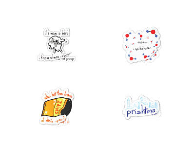 Stickers animation branding design icon illustration illustrator print print design printing printmaking stickers