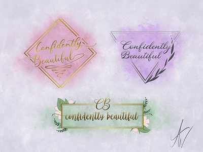 Confidently Beautiful Logo Concepts