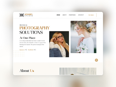 Photography Website & UI Design