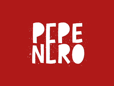 Pepenero brand identity branding design graphic design logo pizza restaurant typography