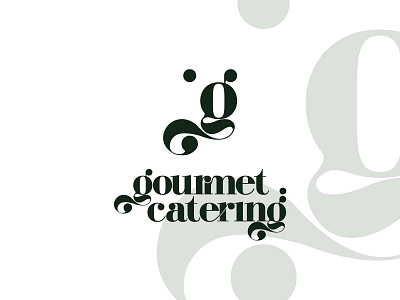 Gourmet Catering branding catering cooking cuisine culinary food gourmet graphic design identity logo service typography