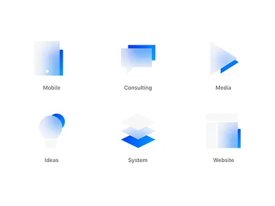 Frosted Glass Icons design experiment frosted glass glassy icon icon design icon set iconography service icons