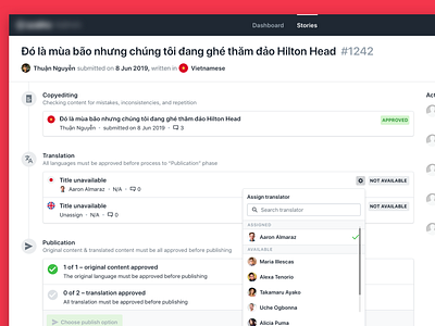 W2K – Task Assignment & Review Process Update by Thuan Nguyen on Dribbble