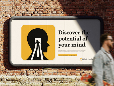 Mindphosis - Advertisement ads advertising billboard branding design graphic design illustration mind vector