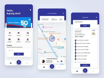 MyJNE Mobile App Redesign by Agung Asril on Dribbble