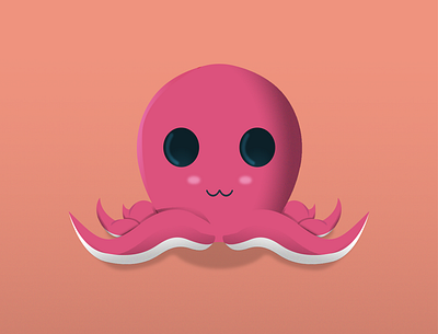 Cute Octopus design flat flat illustration illustration octopus