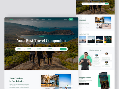 Travel Agency Landing Page - Dolan