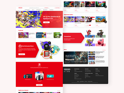 Nintendo Website Redesign