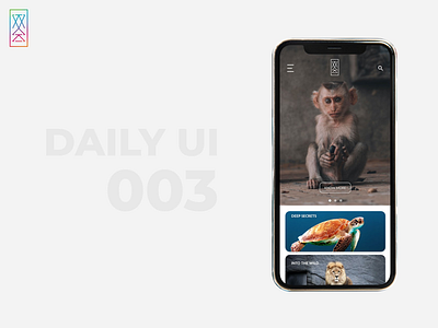 Daily UI 003 app app design art daily 100 challenge daily ui design flat illustrator landingpage minimal mobile design mobile ui ui ui design uiuxdesign user interface design userinterface ux vector wacom