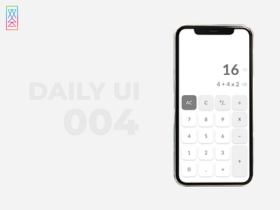 Daily UI 004 app app design art calculator daily 100 challenge daily ui design flat illustrator minimal mobile design mobile ui ui ui design uiuxdesign user interface design userinterface ux vector wacom