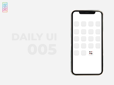 Daily UI 005 app app design art daily 100 challenge daily ui design flat icon illustrator minimal mobile design mobile ui ui ui design uiuxdesign user interface design userinterface ux vector wacom