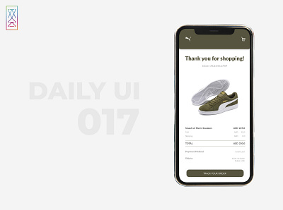 Daily UI 017 aplication app design checkout clean ui confirmation creative design daily 100 challenge daily ui daily ui 017 illustrator minimalistic mobile design order tracking uiuxdesign userinterface userinterfacedesign vector wacom