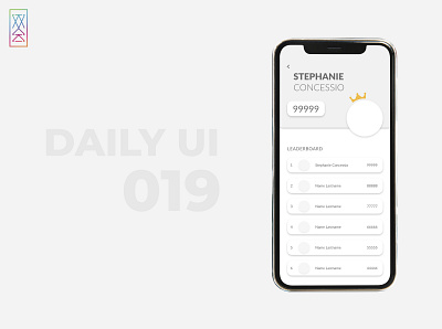 Daily UI 019 branding daily 100 challenge daily challange design game game art game design icon illustration ios ios app design leaderboard light theam logo mobile ui uiuxdesign ux