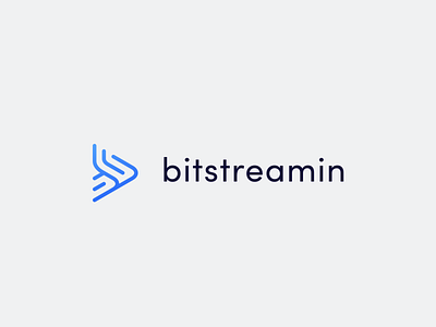 bitstreamin identity brand identity line logo mark simple