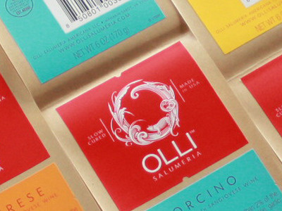 Olli Labels food labels packaging salame