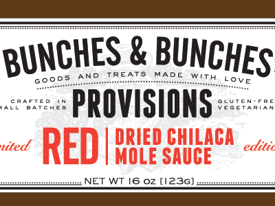 Mole Sauce Labels label packaging sauce