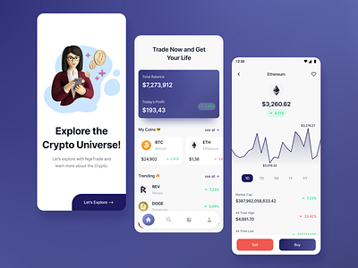 NgeTrade - Cryptocurrency App