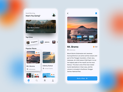 Travel App Design