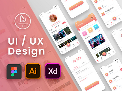 Ui ux screens by Talha farooq on Dribbble