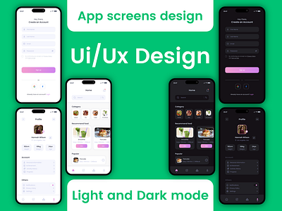 UI UX design for mobile app by Talha farooq on Dribbble