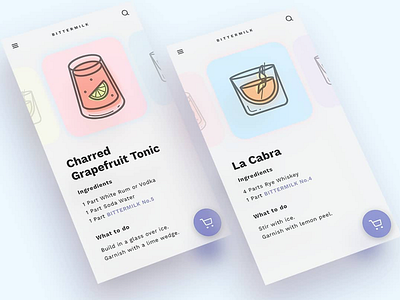 Daily UI 040/💯: Recipe app daily ui recipe