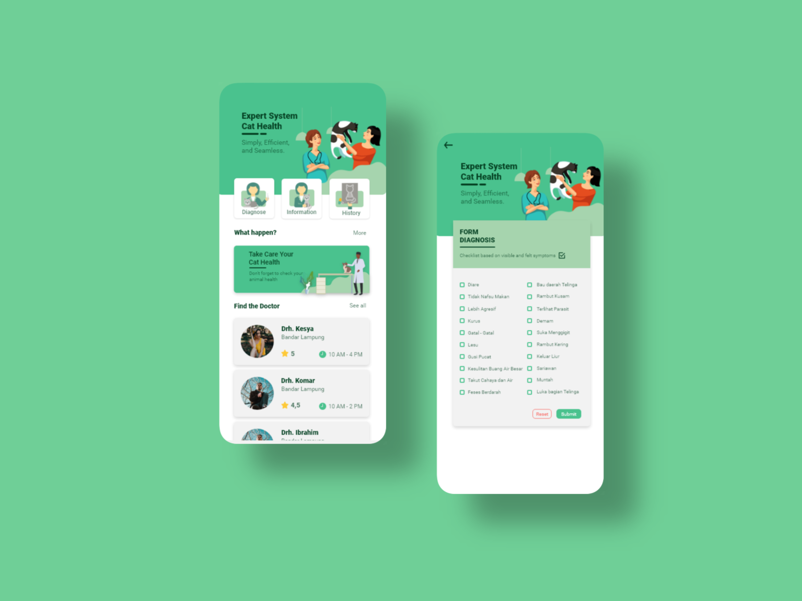 Exploration Cat Health App by Akbar Wiranata on Dribbble