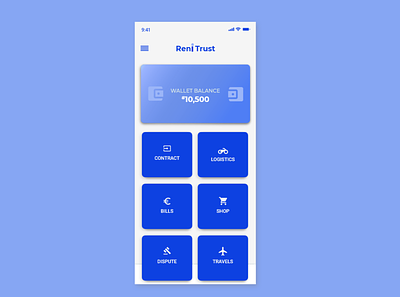 Credit Wallet banking design ui interface visuals