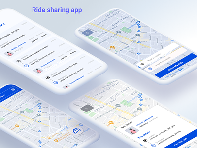 Mobile ride sharing app