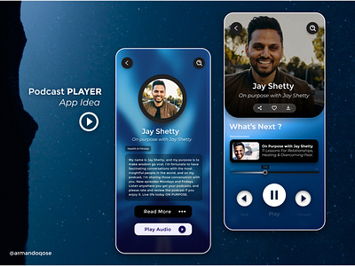 Mobile App , Podcast Player