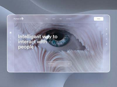 Artifical Intelligence Platform - Human.io ai artificial intelligence creativity dribbble best shot machine learning ai ui ui design ux ux design visual effect