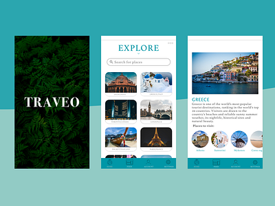 Traveo travelappdesigninspirationuiapp