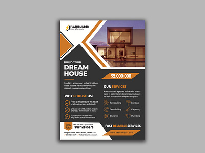 Real estate Flyer Template advertisement agency agent banner branding brochure design business business flyer design corporate identity design flyer leaflet logo party flyer design postcard poster real estate agent resturant social media design web ads design