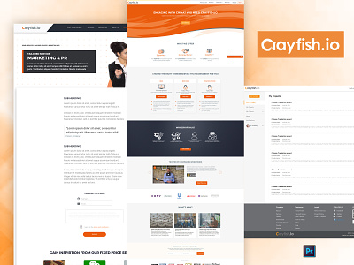 Crayfish Marketplace animation app branding design illustration logo ui ux web website