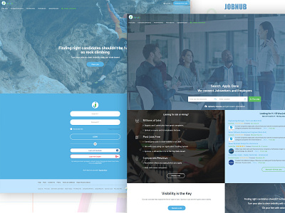 Jobnub - Online Job Portal app design illustration job job portal job website online job wesite online job wesite ui ux web website