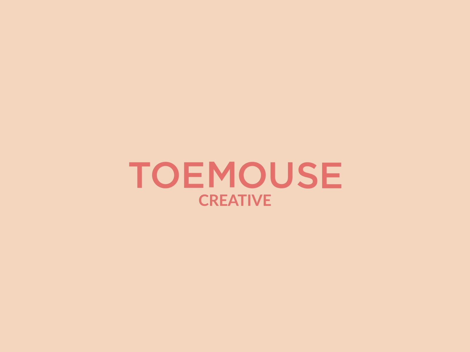 Toemouse Creative Logo Animation 2danimation design graphic design logo logo animation logo design logoanimation typogaphy