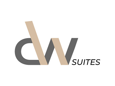 DW SUITES LOGO branding design logo typography ui vector