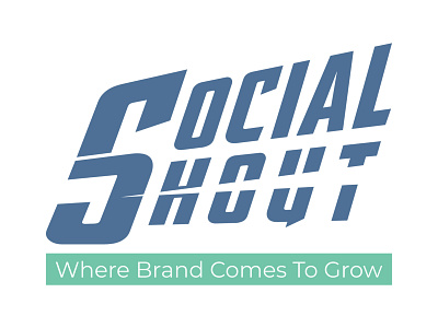 SOCIAL SHOUT LOGO branding design icon illustration logo typography ui vector