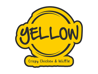 YELLOW CHICKEN LOGO branding design icon illustration logo typography ui vector