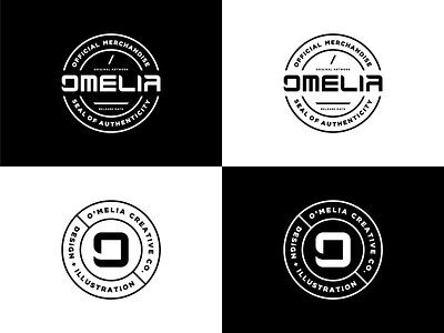 O'Melia Creative Co. Brand Assets badge badge logo brand brand design brand identity branding branding design design graphic graphicdesign icon logo logo design logodesign logotype seal typography vector