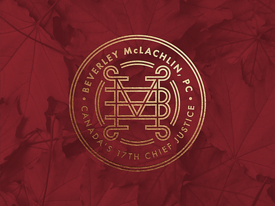 Beverley McLachlin Commemorative Logo branding design graphic graphicdesign icon logo typography vector