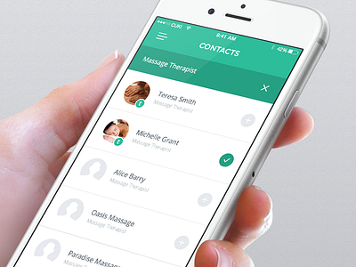 Contacts app chat ios ios7 ios8 iphone iphone6 mobile mobileapp ui ux