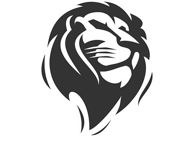 Lion Head Logo Design Vector