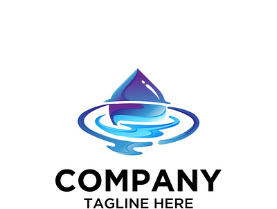 Logo Drop water bussines design drop icon logo vector water watercolor