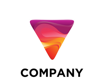 Logo volcanic colorful