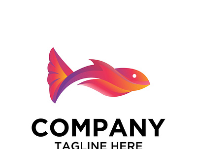 Logo fish colorful animal animal logo beautiful beauty logo colorful colorful logo fish fish logo logo nature logo vector