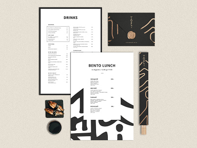 Asian Restaurant Identity & Branding asian food brand identity branding graphicdesign identity logo logotype menu polygraphy sushi sushi logo