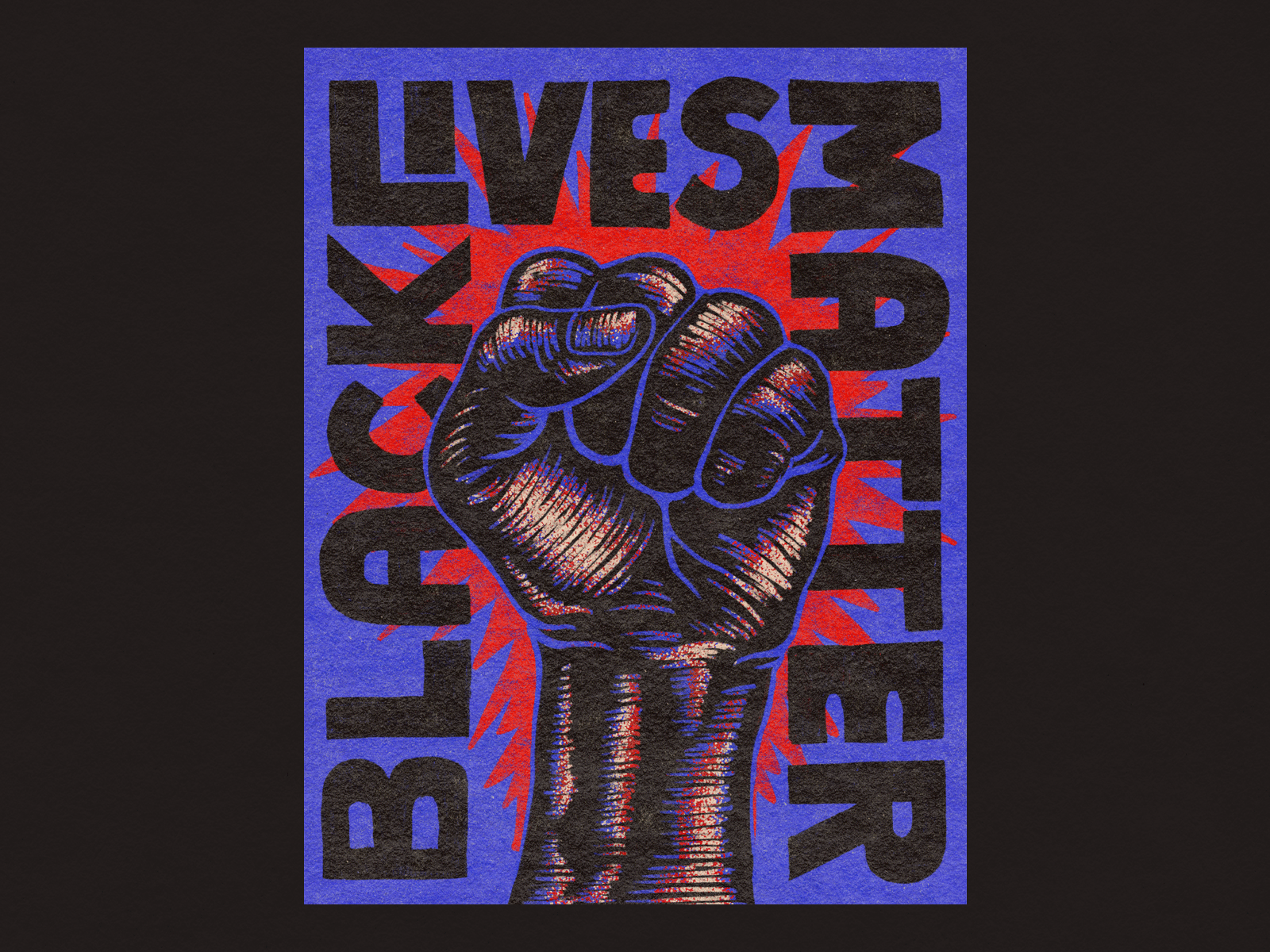 Black Lives Matter activism blacklivesmatter handlettering