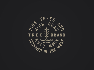 Pine Trees & High Seas by Tony Safran on Dribbble