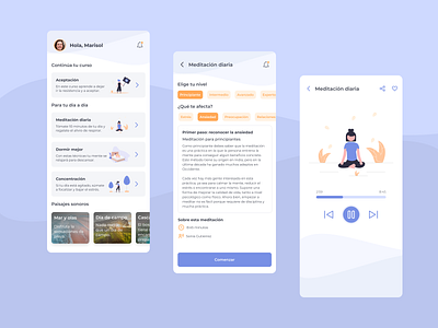 Mindfulness app app breath design health lifestyle meditation mentalhealth mindfulness mobile relax ui ux